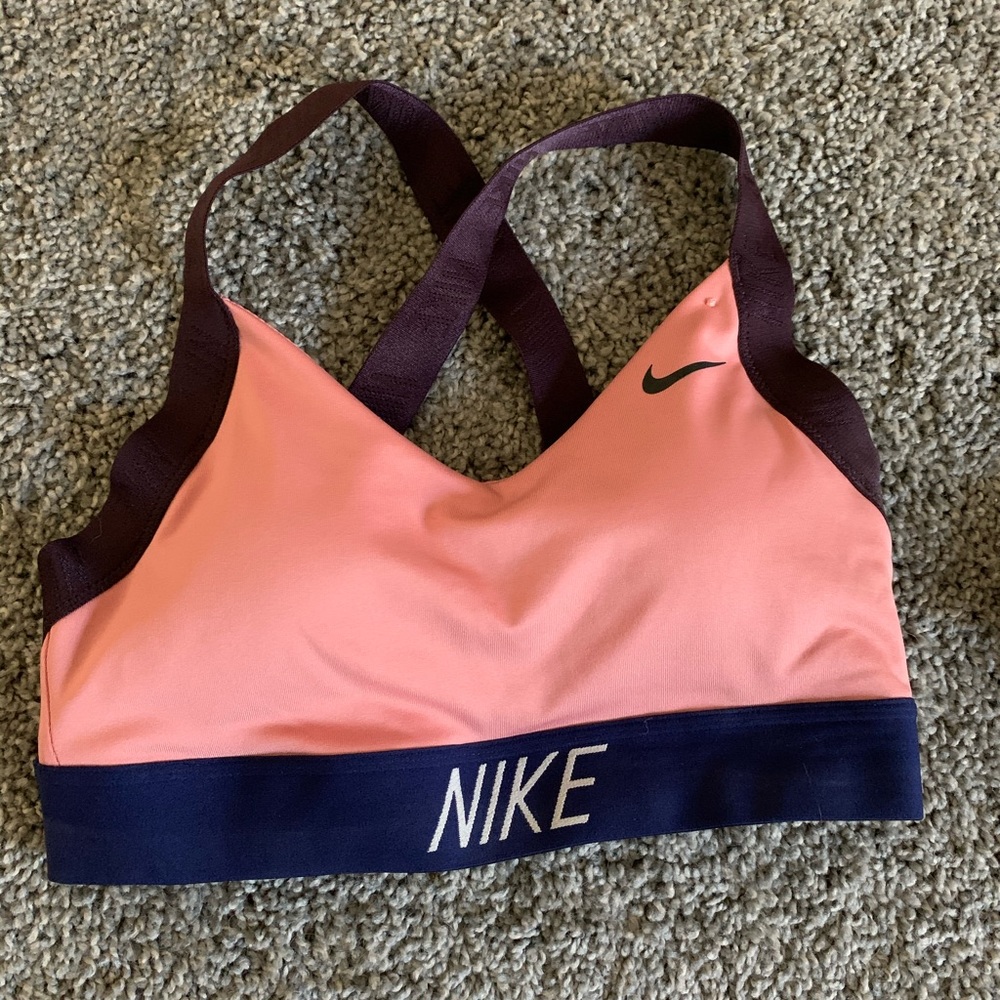 Multicolored Nike Pro Sports Bra